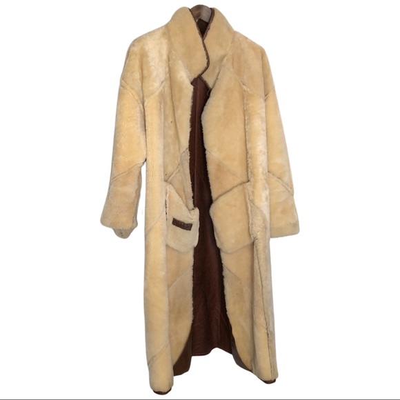 Marcos genuine lamb shearling coat - Picture 7 of 15